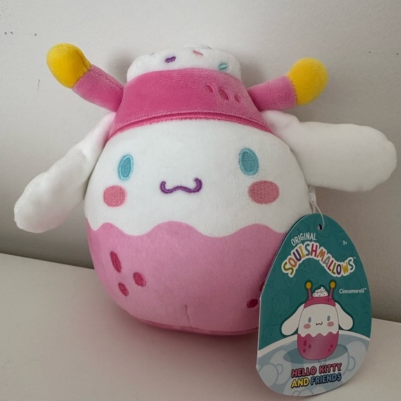 Nwt 5" Cinnamoroll Hello Kitty and friends  Sanrio Squishmallows - Picture 1 of 3